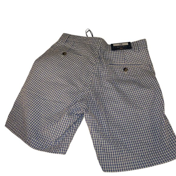 Vineyard Vines Mens Shorts Size 28 Blue Plaid Chino Breaker Pockets New - Picture 2 of 13